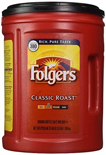 Folgers Classic Roast Coffee, 48 Ounce (1 Container)