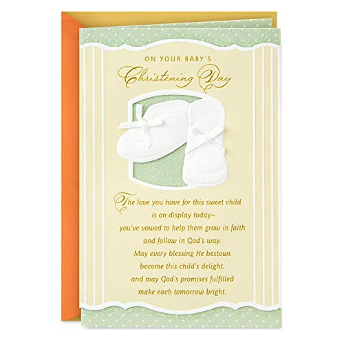 Hallmark Dayspring Baptism Card (On Your Baby's Christening Day), 399RZA1346