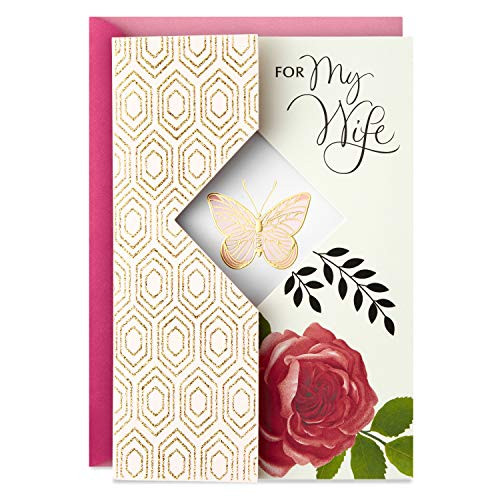 Hallmark Mothers Day Card for Wife (Butterfly)