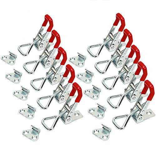 KINJOEK 20 PCS 360 Lbs Adjustable Toggle Clamp 4001 Hand Tool Quick Release Heavy Duty Capacity Latch Type