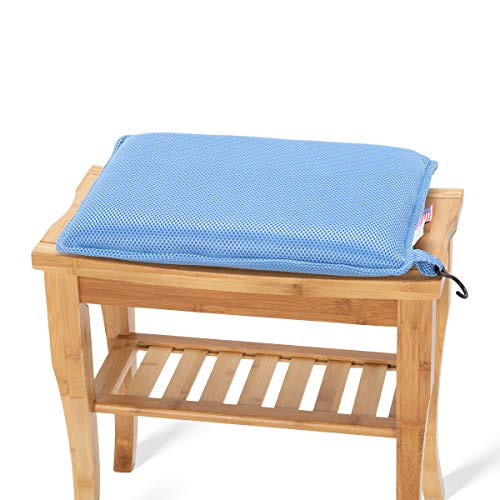 GreenChief Shower Chair Cushion, Transfer Bench Mat Shower Stool Padded Soft Bath Seat Cushion Shower Seat Pads for Elderly, Senior, Handicap & Disabled