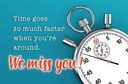 Postcards - Attendance - Miss You - All Ages -"We Miss You!" - KJV Scripture - (Pkg. of 25)