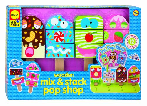 ALEX Toys Little Hands Wooden Mix & Stack Pop Shop