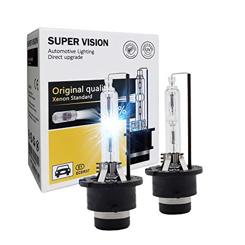 SOCAL-LED 2x D2S HID Bulbs 35W AC Factory Xenon HID Headlight Direct Replacement 8000K Iceberg Blue