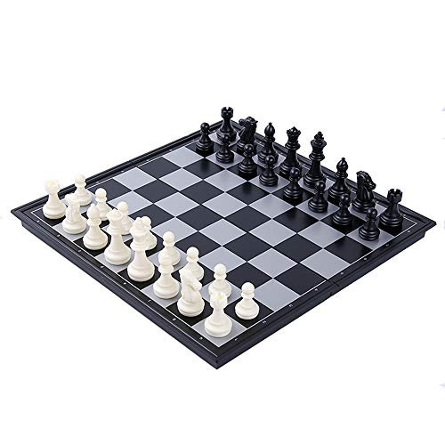 Chess Set Magnetic Chess Set 13 Inch Travel Chess Set with Folding Chess Board Travel Board Games Professional Chess Pieces Creative Toys Gift for Adults Kids
