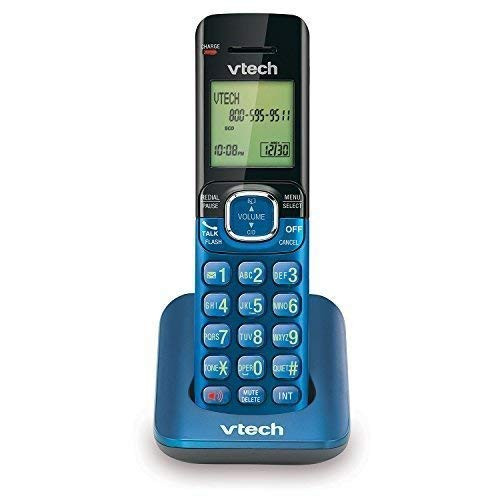VTech CS6509-15 Accessory Cordless Handset, Blue | Requires a VTech CS6519, CS6528, or CS6529 Series Cordless Phone System to Operate