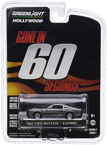 Greenlight 44742 Gone in 60 Sixty Seconds (2000) Eleanor 1967 Ford Mustang Shelby GT500 1/64 Scale
