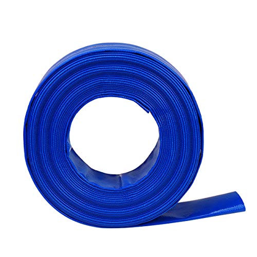 olagoya 2" Dia x 50 ft Backwash Hose for Swimming Pools, Heavy Duty Reinforced Lay Flat Discharge Hose for Water Transfer Applications olagoya 2" Dia x 50 ft Backwash Hose for Swimming Pools, Heavy Duty Reinforced Lay Flat Discharge Hose for Water Transfer Applications