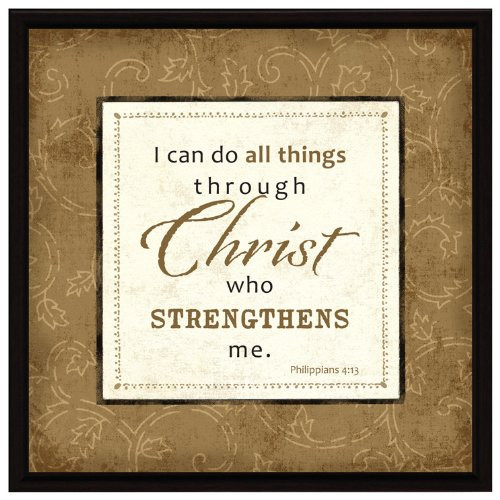 I Can Do All Wood Frame Plaque with Easel