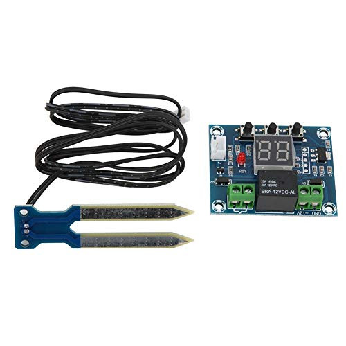 XH-M214 Soil Humidity Sensor Module Automatic Irrigation Sensor Digital Display Module with Soil Moisture Probe DC12V
