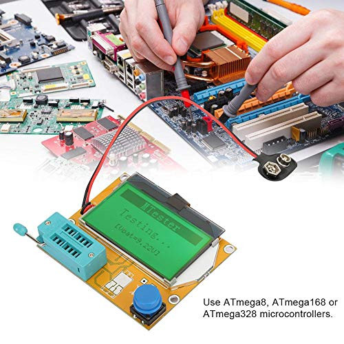 Transistor Tester,Multimeter Transistor Tester,Graphic Transistor Resistor Meter Capacitor Inductor ESR Meter