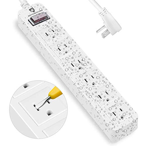 6 Outlets Weatherproof Power Strip,Waterproof Surge Protector Electric Shock Proof Surge Strip Flag Plug,6ft Long Cord with Overload Protection for Home,Garden,Patio,Kitchen,Living Room 6 Outlets Weatherproof Power Strip,Waterproof Surge Protector Electric Shock Proof Surge Strip Flag Plug,6ft Long Cord with Overload Protection for Home,Garden,Patio,Kitchen,Living Room