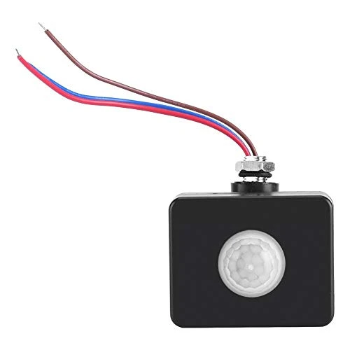 Motion Sensor - Black PIR Switch Infrared Motion Lighting Sensor Detector Pavement Switch Outdoor
