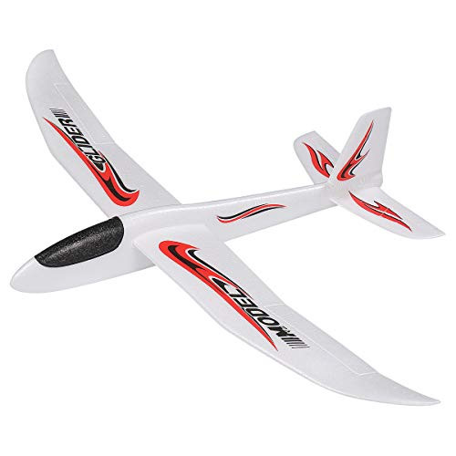 Tomaibaby 1PC Foam Glider Airplane, 39 inch Large Throwing Glider Planes Lightweight Outdoor Flying Glider Airplane Toys for Girls Boys Party Favor or Gift