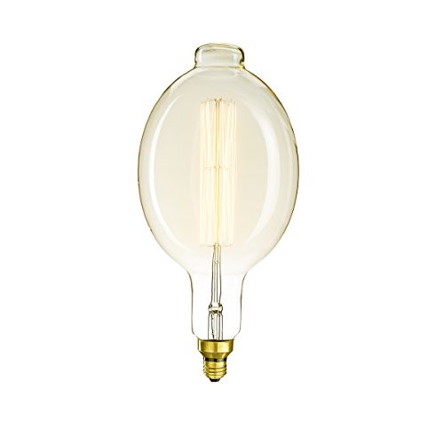 Bulbrite Incandescent BT56 Medium Screw Base (E26) Light Bulb, 60 Watt, Antique
