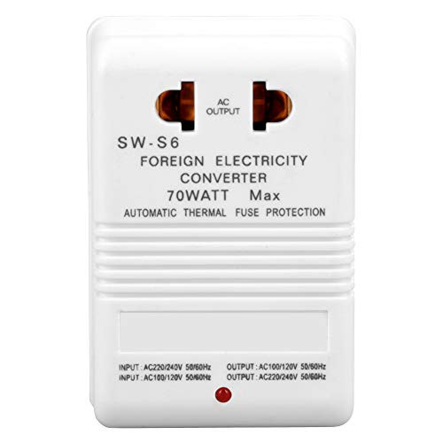 Meiyya Voltage Converter,70W 110V/120V to 220V/240V Step-Up&Down Voltage Converter Transformer (CN Standard Plug