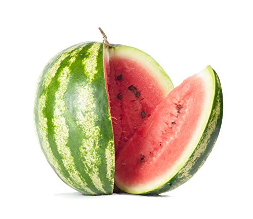 Watermelon Seeds, Crimson Sweet Variety | 60+ Non-GMO, Heirloom Watermelon Seeds | Premium Home Gardening Melons