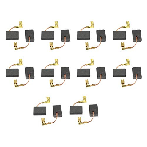 Rannb 15.5mm x 11mm x 5mm Motor Brushes Replacement Carbon Brushes Spare Part Electric Power Tool -Pack of 20 Rannb 15.5mm x 11mm x 5mm Motor Brushes Replacement Carbon Brushes Spare Part Electric Power Tool -Pack of 20