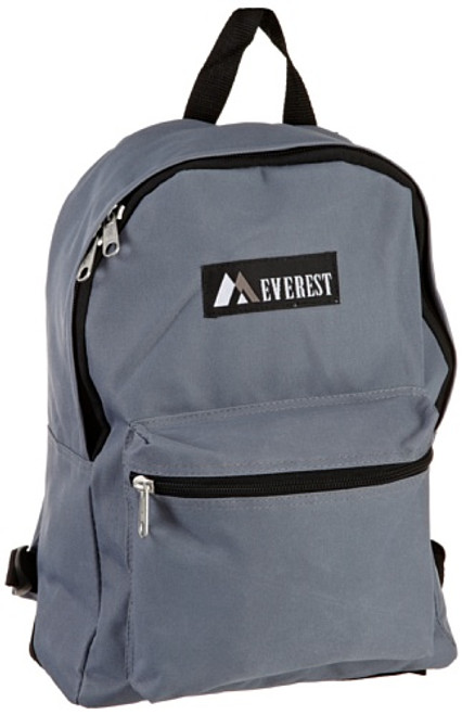 Everest Luggage Basic Backpack, Dark Gray, Medium