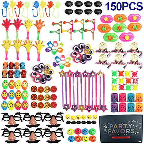 letsgood 150PCS Party Favor Prizes for Kids Boys Girls - Carnival Prizes Treasure Box Toys for Birthday Carnival, Bulk Party Toy Assortment for Classroom