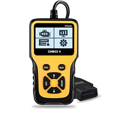 OUK-BT Car OBD2 Scanner, Enhanced Car OBD II Scanner Code Reader Handheld Universal Automotive Fault Diagnostic Tool for OBDII Protocol Cars Since 1996