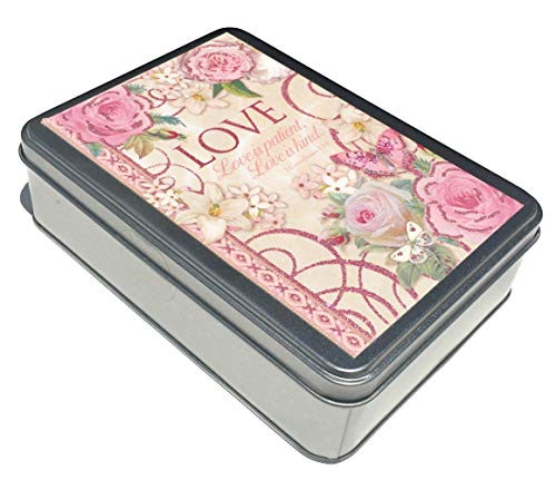 Pooch & Sweetheart Love Embellished Note Cards with Scriptures in Tin Can (91273), 10 ct Pooch & Sweetheart Love Embellished Note Cards with Scriptures in Tin Can (91273), 10 ct