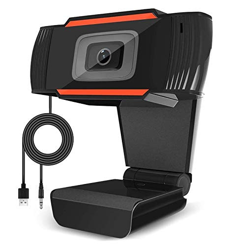 HOCAYU HD 720P Webcam with Microphone, Auto Focus Webcam, HD Computer Camera Web Camera PC Webcam for Gaming Conferencing (720P)