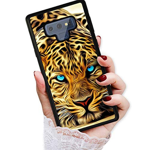 for Samsung Note 9, Galaxy Note 9, Art Design Soft Back Case Phone Cover, HOT12257 Blue Eye Leopard