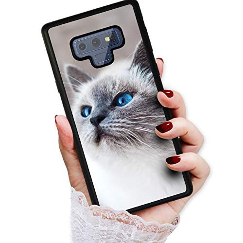 for Samsung Note 9, Galaxy Note 9, Art Design Soft Back Case Phone Cover, HOT12745 Blue Eye Ragdoll Cat 12745