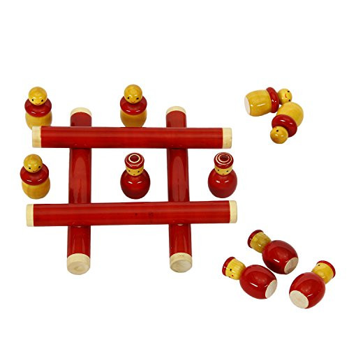 Aheli Channapatna Tic Tac Toe Wooden Board Games Noughts and Crosses Family Brain Teaser Puzzle |Handmade| Aheli Channapatna Tic Tac Toe Wooden Board Games Noughts and Crosses Family Brain Teaser Puzzle |Handmade|
