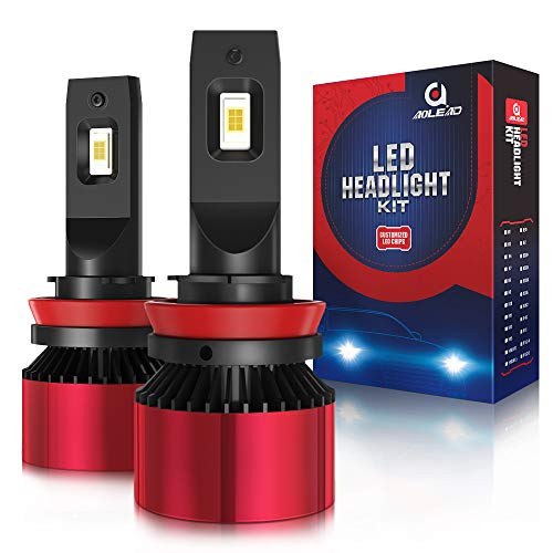H11 Led Headlight Bulb, AOLEAD 80W High Power 16000LM 6000K Extremely Bright CSP Chips H8 H9 Conversion Kit