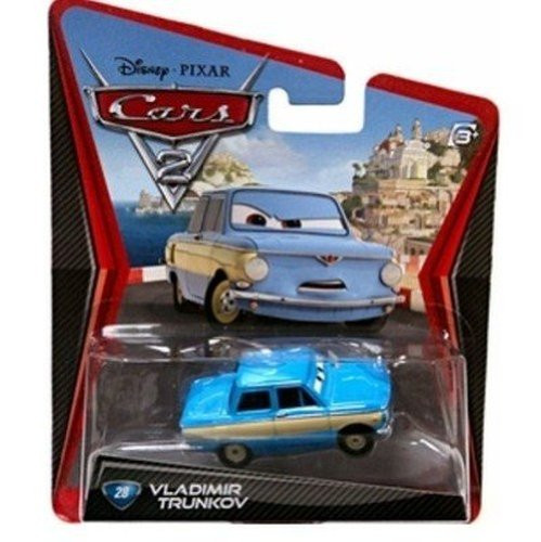 Disney/Pixar Cars 2, Movie Die-Cast Vehicle, Vladmir Trunkov #28, 1:55 Scale