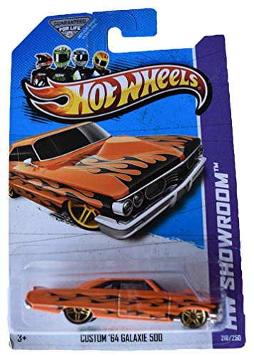 Hot Wheels Showroom Custom '64 Galaxie 500 218/250, Orange with Flames