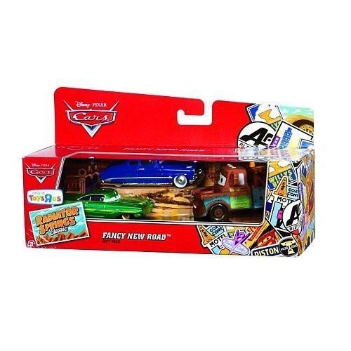 Disney/Pixar Cars World of Cars Exclusive Fancy New Road Gift Pack (Doc Hudson, Mater, and Green Ramone) 1:55 Scale