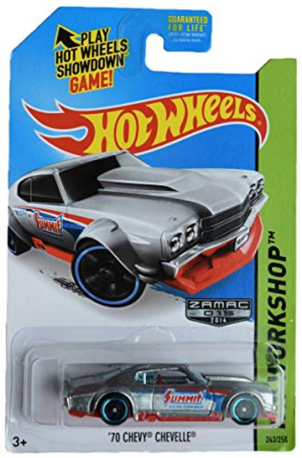 Hot Wheels Zamac '70 Chevy Chevelle 243/250, Workshop Series Hot Wheels Zamac '70 Chevy Chevelle 243/250, Workshop Series