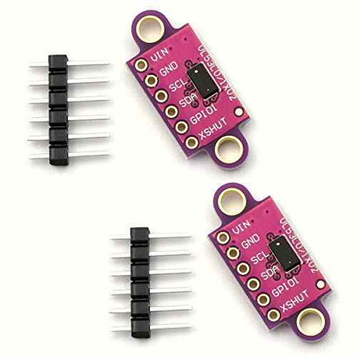 DaFuRui VL53L0X Time-of-Flight Distance Sensor Breakout GY-VL53L0XV2 (ToF) Laser Ranging Module I2C IIC Compatible for Arduino