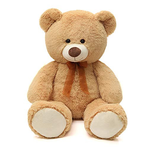 Toys Studio 36 inch Big Teddy Bear Cute Giant Stuffed Animals Soft Plush Bear for Girlfriend Kids, Tan
