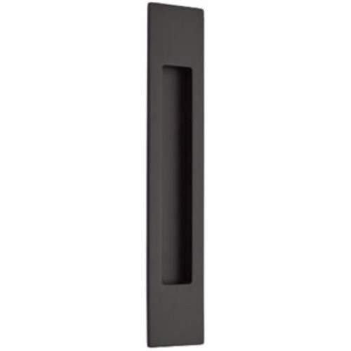 Emtek, Modern Rectangular, Flush Pull, 2" x 10", Flat Black