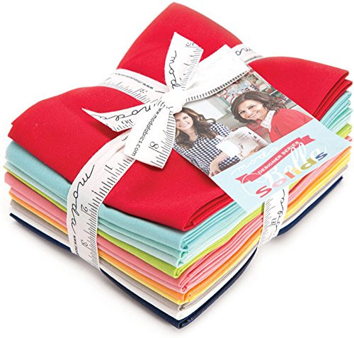 Bonnie & Camille Bella Solids Designer Series 12 Fat Quarter Bundle Moda Fabrics 9900ABBC