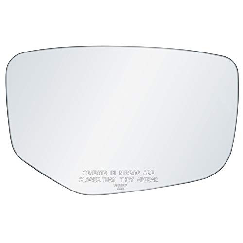 exactafit 8811R Passenger Side Mirror Glass Replacement Plus 3M Adhesives Compatible With Honda Accord 2008-2012 Right Hand Door Wing RH