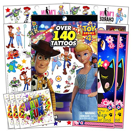 Temporary Tattoos for Kids - Assorted Temporary Tattoos Bundle Includes Separately Licensed GWW Reward Stickers & Door Hangers (Toy Story) Temporary Tattoos for Kids - Assorted Temporary Tattoos Bundle Includes Separately Licensed GWW Reward Stickers & Door Hangers (Toy Story)