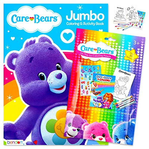 Care Bears Coloring Book Pack Bundle Includes Stickers, Crayons, and Care Bears Activity Book for Kids (Harmony Bear)
