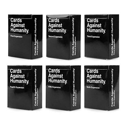 Cards Game Against Humanity Original Expansion Packs Bundle 1 2 3 4 5 6