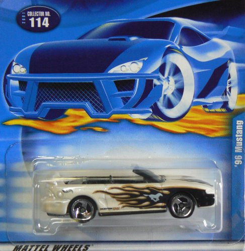 Hot Wheels 2001 #114 '96 Mustang with 3 Spoke Wheels