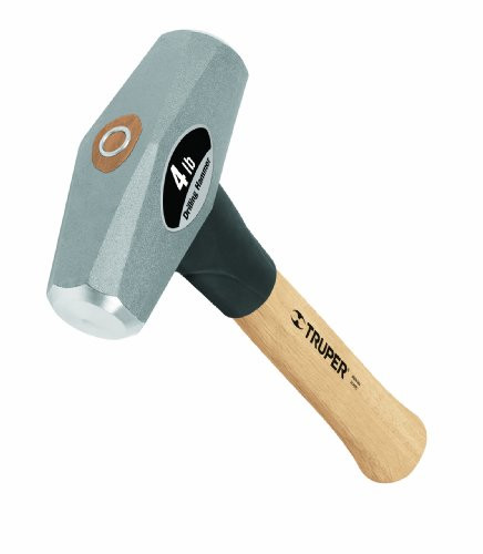 Truper 30949 4-Pound Drilling Hammer, Hickory Handle, 10-Inch