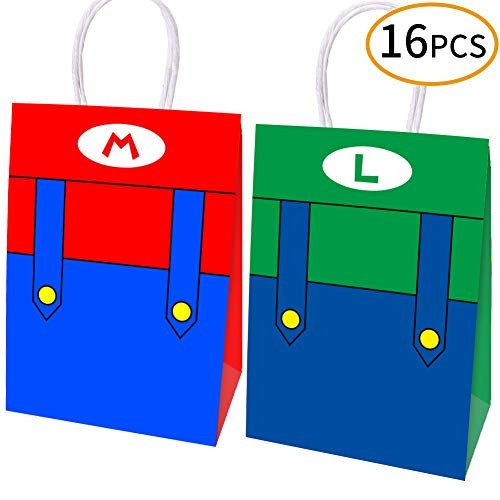 16pcs Super Mario Brothers Party Bags Goody Favor Bags For Kids Adults Birthday Party Super Mario Bros Themed Party Supplies Favors 16pcs Super Mario Brothers Party Bags Goody Favor Bags For Kids Adults Birthday Party Super Mario Bros Themed Party Supplies Favors