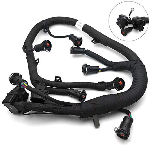 5C3Z-9D930-A Engine Fuel Injector Complete Wiring Harness For Ford 6.0L Powerstroke Diesel 2003-2007 F250 F350 F450 F550 2004-2005 Excursion 5C3Z-9D930-A Engine Fuel Injector Complete Wiring Harness For Ford 6.0L Powerstroke Diesel 2003-2007 F250 F350 F450 F550 2004-2005 Excursion