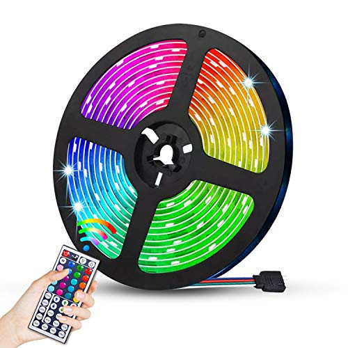 JMEXSUSS 16.4ft 300 LED Strip Lights Flexible,5050 SMD RGB Led Strip Light, Waterproof Tape Strip Light Color Changing JMEXSUSS 16.4ft 300 LED Strip Lights Flexible,5050 SMD RGB Led Strip Light, Waterproof Tape Strip Light Color Changing