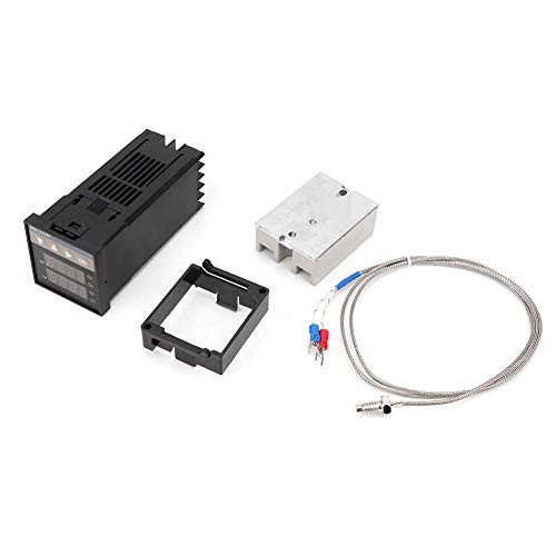 PID REX-C100 Digital Temperature Controller 40A Solid State Relay K Thermocouple GD