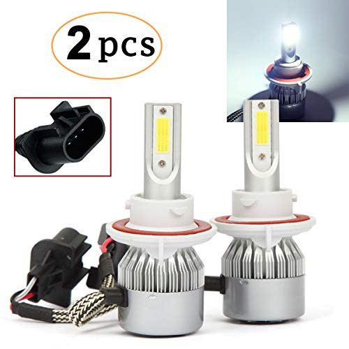 CK FORMULA (Pack of 2) H13/9008 LED Headlight Bulb (Low and High Beam) C6 Conversion Kit, 72W 8500LM 6500K Cool White